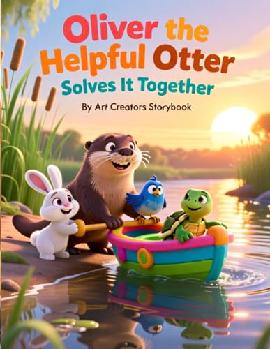 Oliver the Helpful Otter Solves It Together: A Heartwarming Children�fs Story About Teamwork, Problem-Solving, Kindness, and Coop