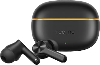 realme (Renewed) Buds T200 Lite Bluetooth in Ear Earbuds,4 Mic, AI ENC for Calls,48 Hours Total Playback with Fast Charging and Ultra Low Latency Gaming TWS,Google Fast Pair,with mic (Volt Black)