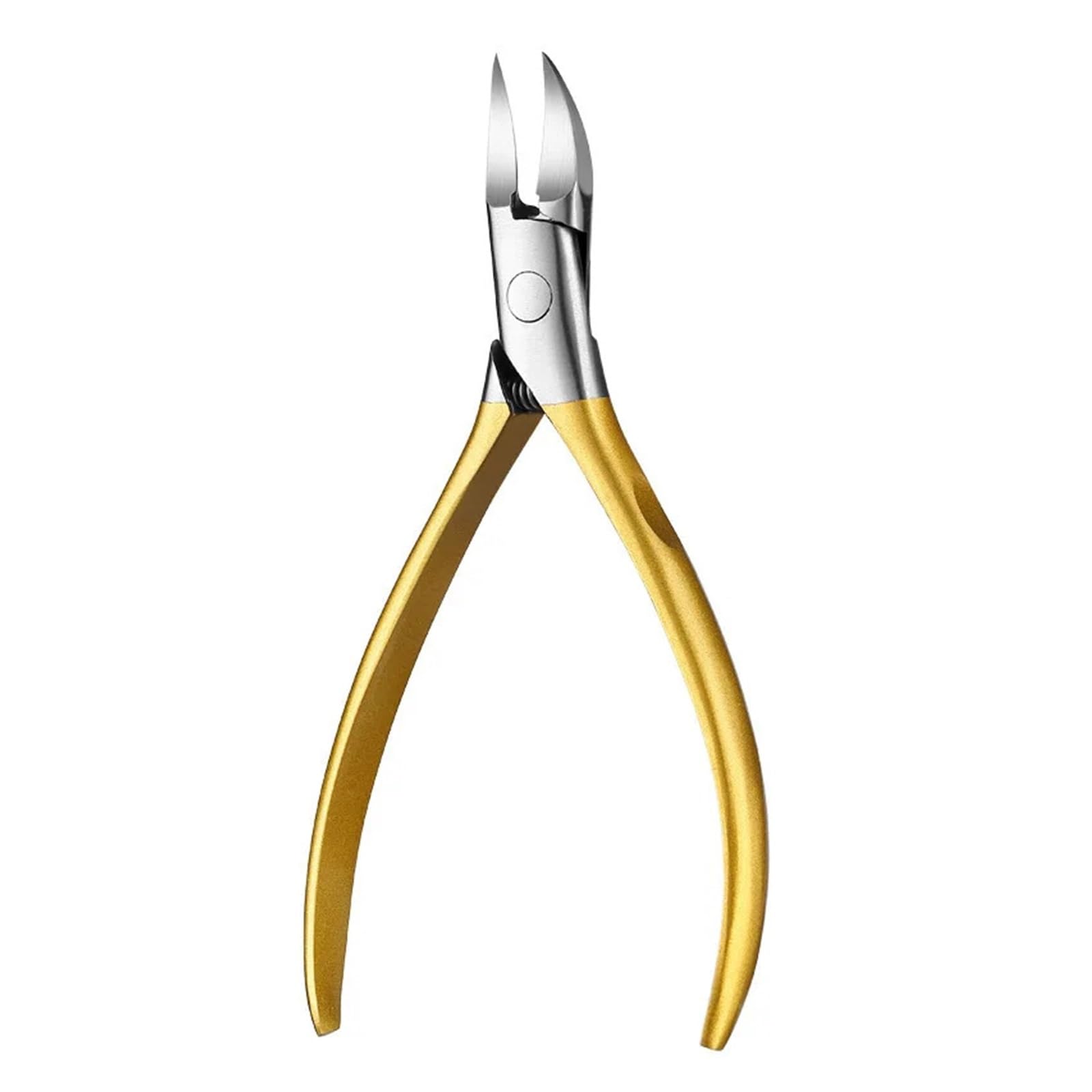 Cortaúñas, alicates for cutículas, cortaúñas, Tijeras Profesionales for uñas encarnadas, Herramienta for pedicura for Eliminar Piel Muerta.(Gold)