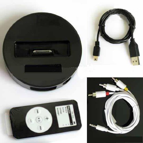 Nd Dock infrarossi AV Video Output per iPhone 3G 3GS iPod