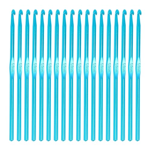 Crochets de 5 mm aiguilles à tricoter taille US 8 VOCOSTE pour débutant loisirs créatifs