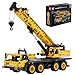 Produktbild Mould King Technik 17058 Mechanischer Kran Bausteine Spielzeug Statische Version 997 Teile Klemmbausteine LKW Kranwagen Spielzeug Geschenk Für Kinder Ab 8 Jahre (Ohne Motor)