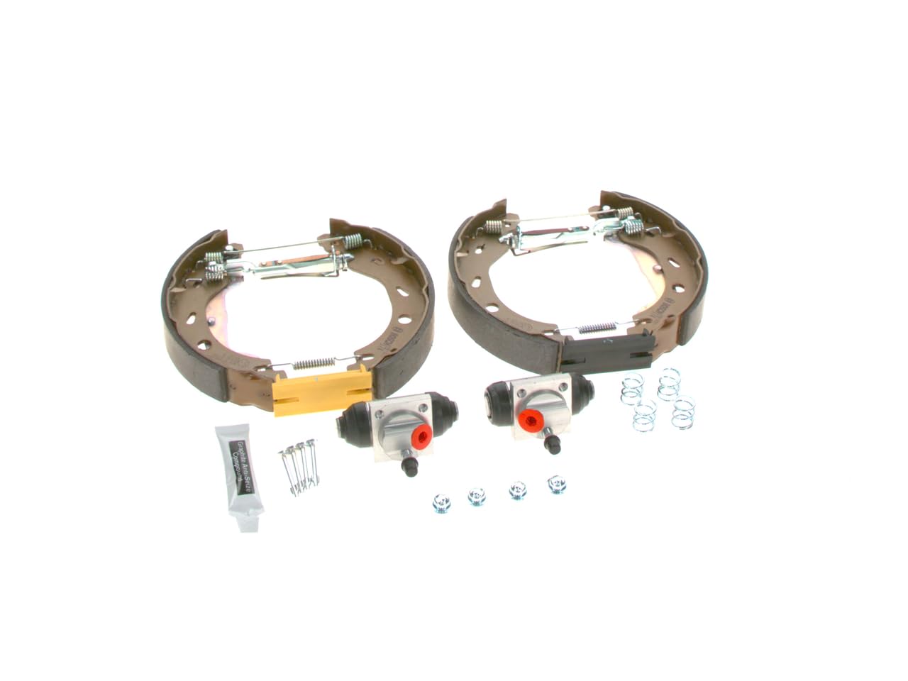 BOSCH Kit ganasce freno 0204114676 | Compatibile con: SMART FORTWO Cabrio, FORTWO Coupe
