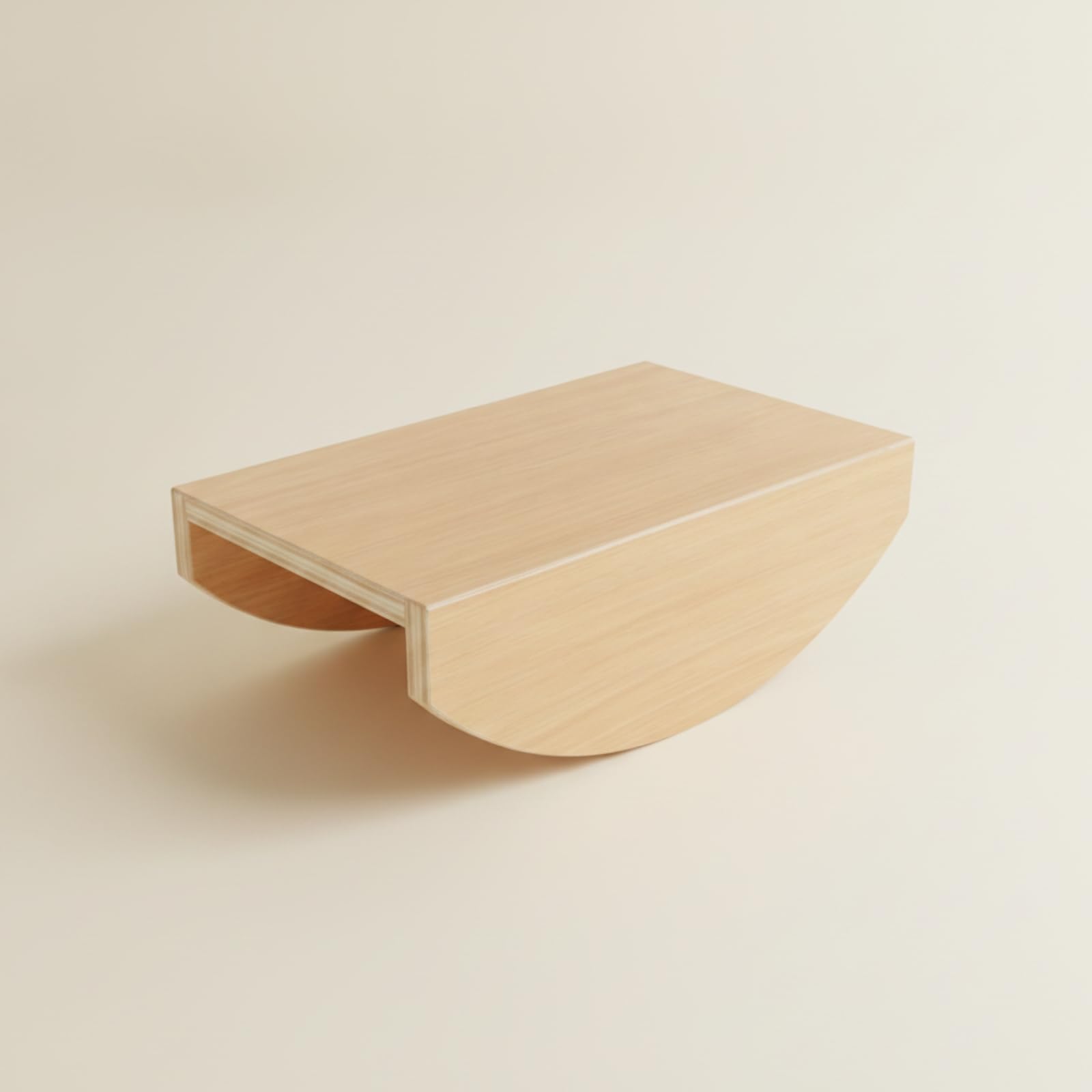 Balance Board in Legno Multifunzione, Naturale, Colore Naturale Del Legno