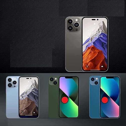 Coque iPhone 14 Pro Max cuir véritable bleu GUMMMY ajustement parfait - 2
