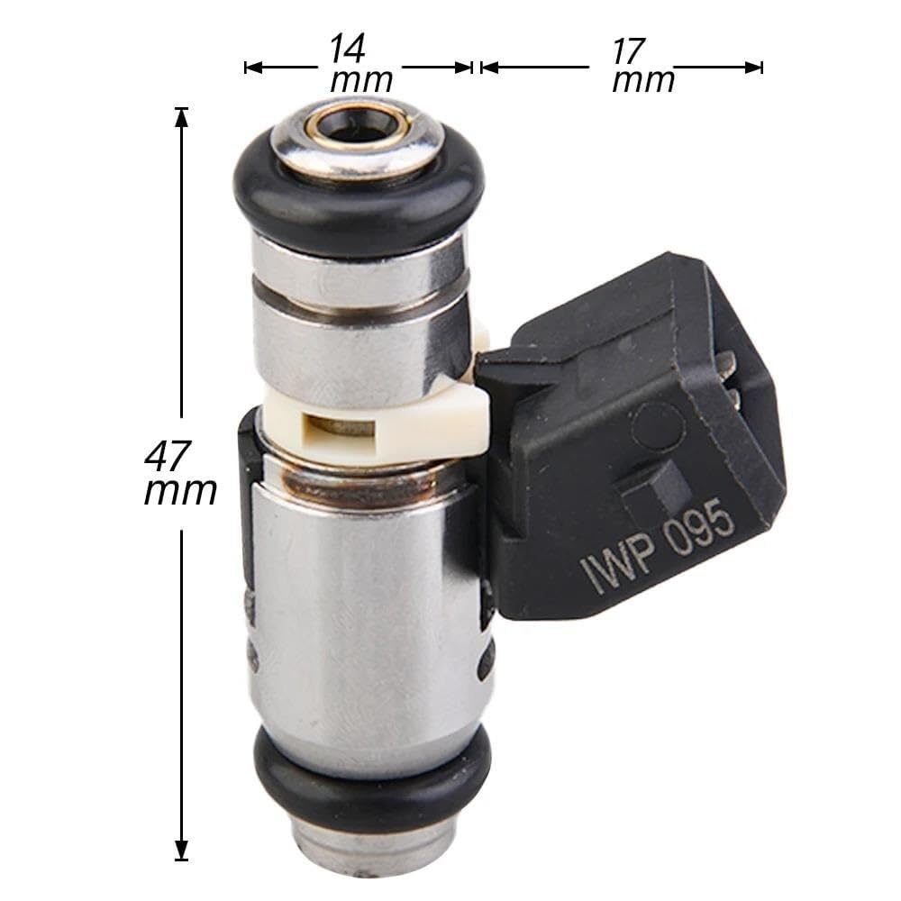 Inyector Diésel Inyector de Gasolina Compatible con Fiat Para Punto Mk2 Seicento 1.2 8v 71729224 71718655 IWP095 46791211