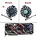 Dotodo 95 mm T129215SU Grafikkartenkühler für ASUS ROG STRIX OC GeForce RTX 3060 Ti 3070 3080 3090 Lüfter (Grafikkartenlüfter-B)