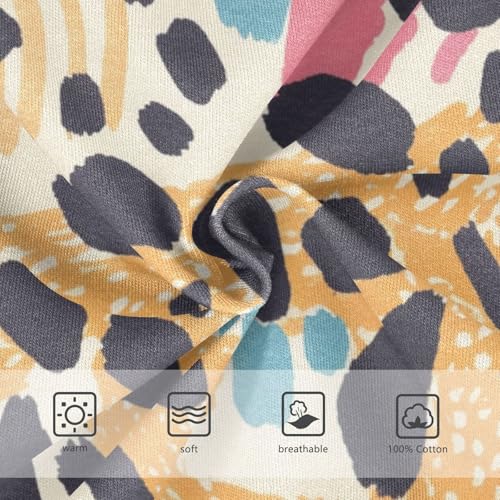 KLL Abstract Leopard Cheetah Skin Shapes Boys Toddler Cotton Briefs Cute Children Panties3