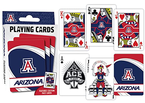 Image of MasterPieces NCAA Arizona Wildcats, Playing Cards
