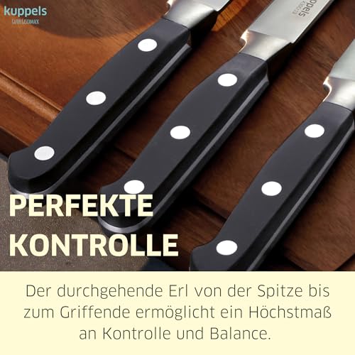 Kuppels SOLID Kochmesser 20 cm Klinge, Scharfes Küchenmesser aus Chrom Vanadium Stahl, Profi...