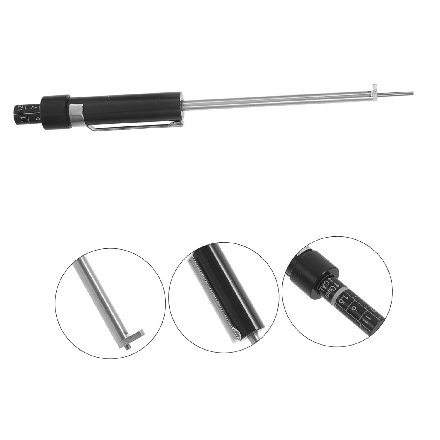 Outanaya Automotive Brake Pad Gauge Tool Non-Disassembly Brake Measurement Pen for Accurate Thickness Testing Essential Automotive Tool for Mechanics and DIY Enthusiasts
