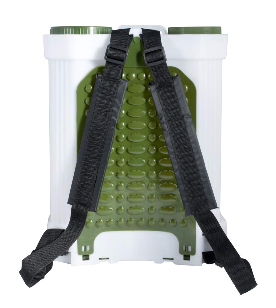 VERDELOOK Pompa a Spalla Irroratrice a Batteria al Litio 12V 8AH da 16 litri compreso di caricabatteria irrigazione giardino