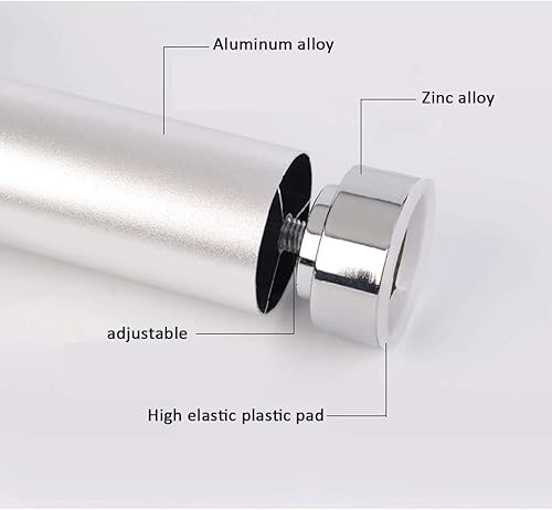 Miniatura 7 de Patas de cama para muebles, patas de repuesto ajustables, patas de soporte de aleación de aluminio, conexión de código de esquina, patas de cama de