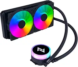 WATER COOLER NEOLOGIC LIQUID COLOR ICE STORM 2.4,INTEL/AMD,RAINBOW,240MM,INTEL/AMD,BRANCO - NLICE240R