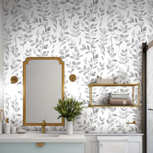 Papier peint neutre élégant MelunMer pour intérieur chic