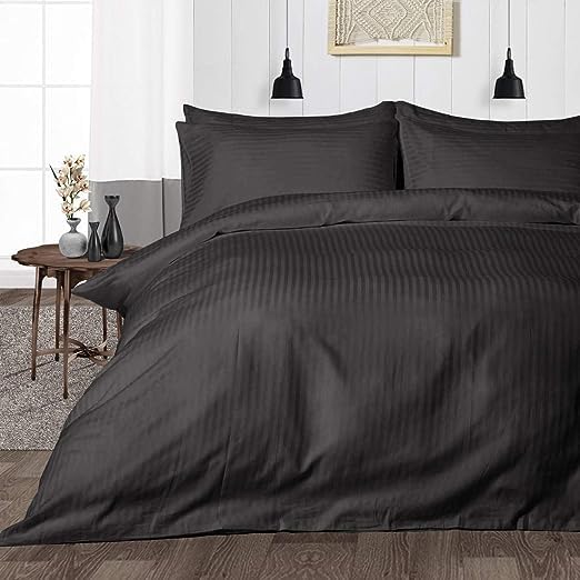 Femfairy Soft Glace Cotton Duvet Cover Single Bed || Quilt Cover for Single Bed Size with Zipper Blanket Single Bed Rajai Duvet Cover for Single Size Zippered Duvet Cover, (60" x 90) Grey