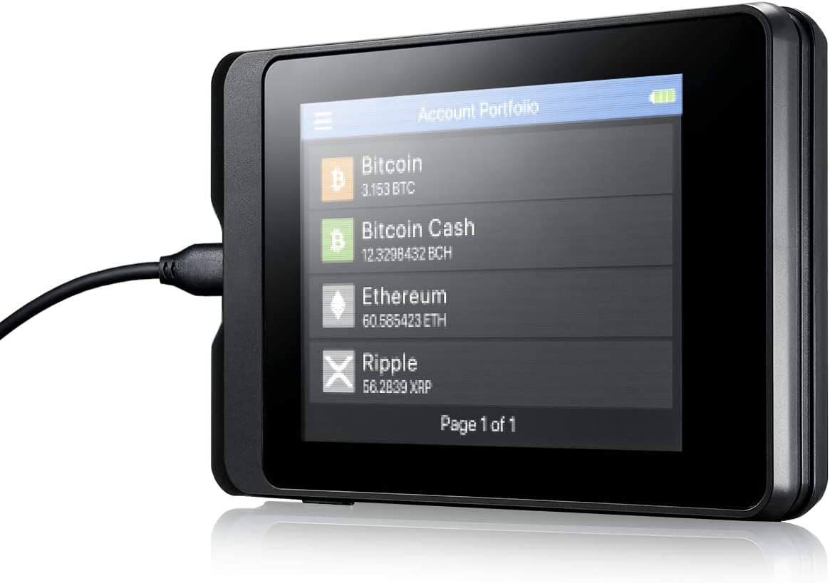 Cartera de hardware para criptoactivos SecuX W10: la solución ideal para almacenar de forma segura sus Bitcoin, Ethereum, Ripple, Litecoin, Bitcoin Cash y más