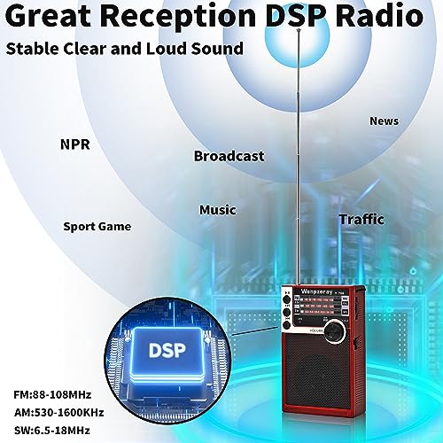 Radio portátil de bolsillo AM FM SW Y-706 miniatura 2