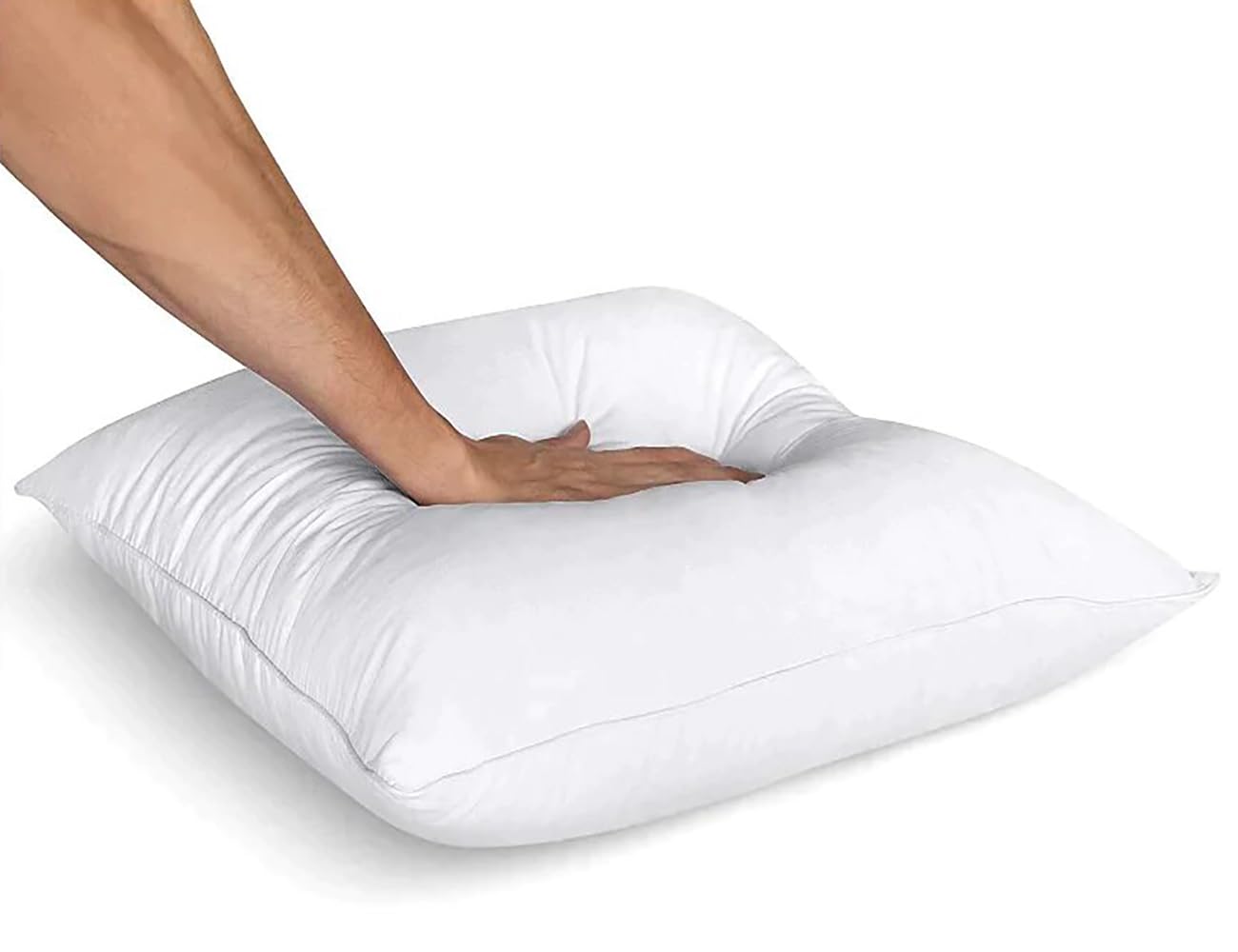 Textile Wise Hotel Quality Cushion Pads, Hollow Fibre Polyester Filled Inners - Cushion Inserts/Scatters in 12" 14" 16" 18" 20" 22" 24" 26" 28" 30" (50x50cm/20’’x20’’-Pack 1)