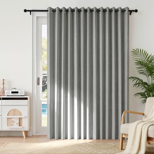 RYB HOME Accordion Style Room Divider Curtains 100% Blackout