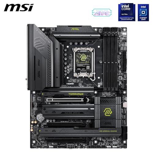 Image of MAG Z890 Tomahawk WiFi II Motherboard, ATX - Supports Intel Core Ultra Processors (Series 2), LGA 1851 - DDR5 Memory Boost 4 x DDR5 (9200+ MT /s OC), 1 x PCIe 5.0 x16, 1 x M.2 Gen5, 5G LAN, Wi-Fi 7