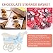ABOOFAN Mini Wicker Stroller Baby Shower Party Novelty Candy Basket - Shopping Pretend Toy Cart Valentines Wedding Anniversary Party Table Centerpiece 9.44 x 6.69 x 5.51 Inch