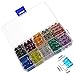Produktbild Qiorange KFZ Auto Motorrad Standard Sicherungen Flachsicherung Sicherheit Box Set 2A 3A 5A 7.5A 10A 15A 20A 25A 30A 35A (Standard Fuse B)