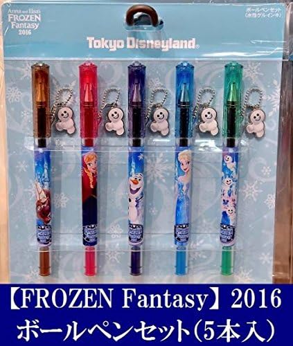 Amazon ディズニーランド Frozen Fantasy 16 ボールペンセット 5本セット フローズン アナ雪 アナと雪の女王 オラフ エルサ おもちゃ おもちゃ