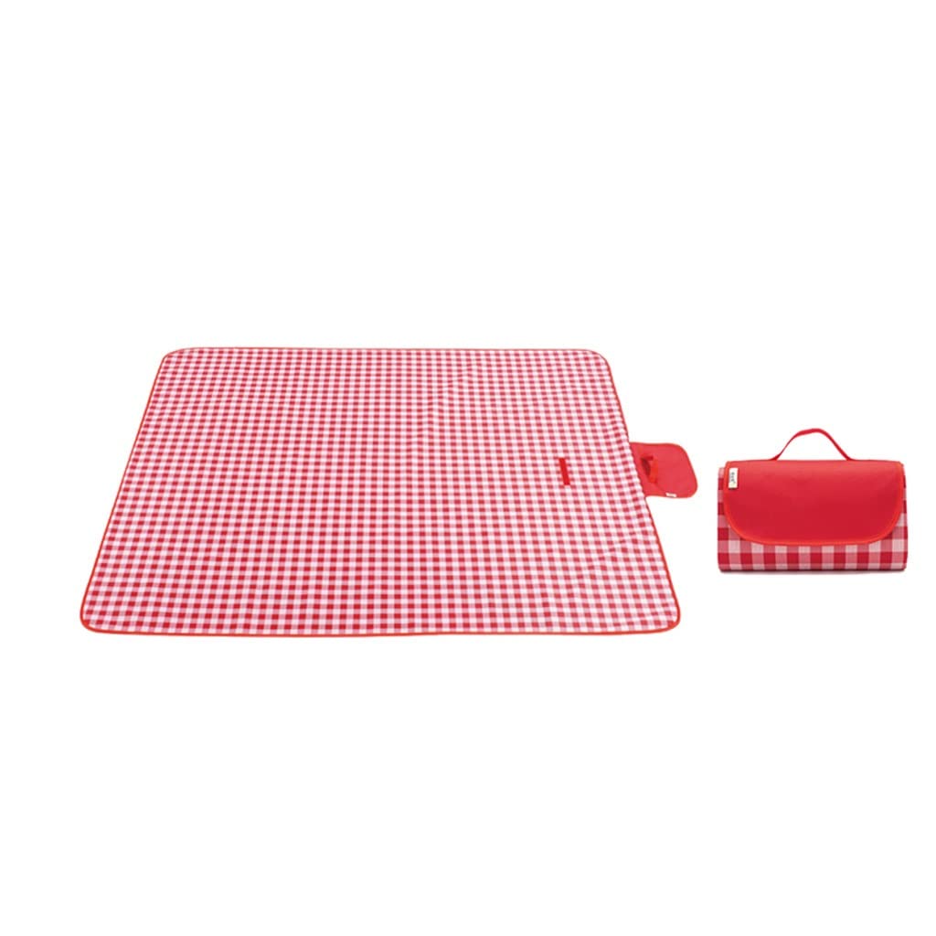 Tappetino da picnic campeggio parco coperta tappetino a esterno pieghevole tappetino da picnic portatile tappetino da spiaggia (Color : Red)