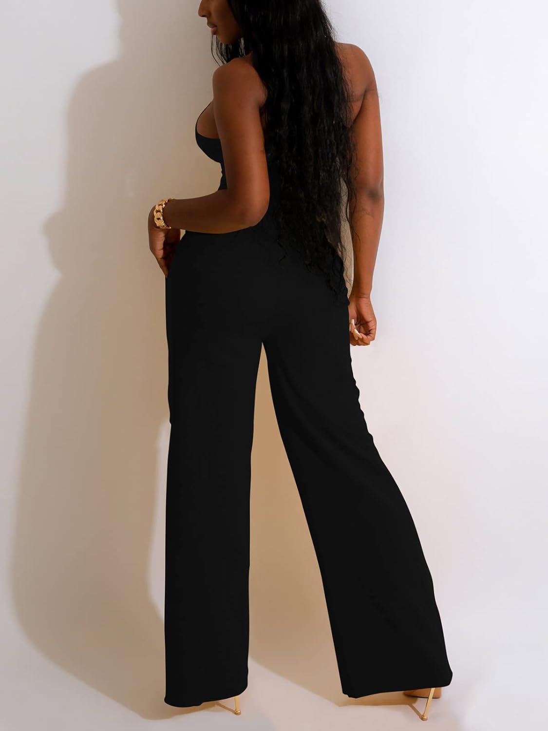 Nimsruc Two Piece Outfits For Women Casual Sleeveless Sweat Suits - Image 4