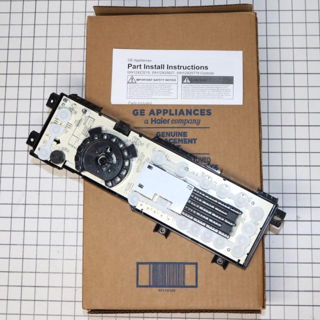 WH12X25837 Washing Machine User Control and Display Board