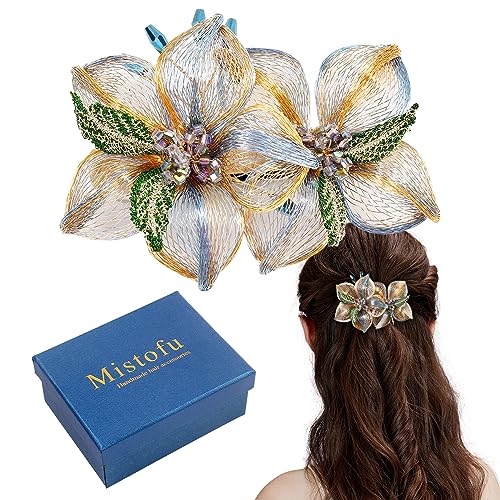 Barrettes en fil de cuivre anti-glisse Mistofu pour fixer les cheveux fins