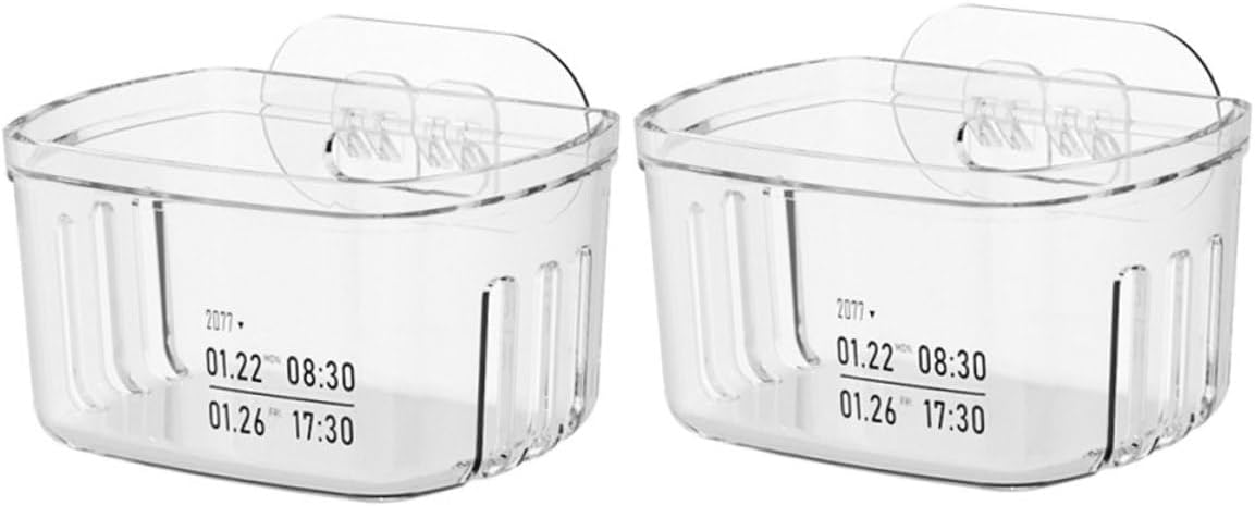 Unomor 8pcs Minimalist Woven Basket Wall Decor Onion Garlic Ginger Storage Kitchen Hanging Basket