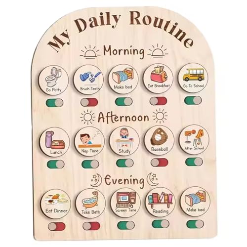 Tableau de routine pour enfants : stop aux disputes du matin avec cet emploi du temps visuel