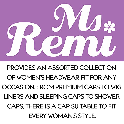 Annie - Ms. Remi Silky Satin Double Cotton - Lined Day And Night Cap - Comfort Elastic Band (Extra Jumbo - Black) #TOP6