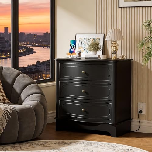 Image of 28 inch Nightstand with Charging Station, USB-C Port, End Tables