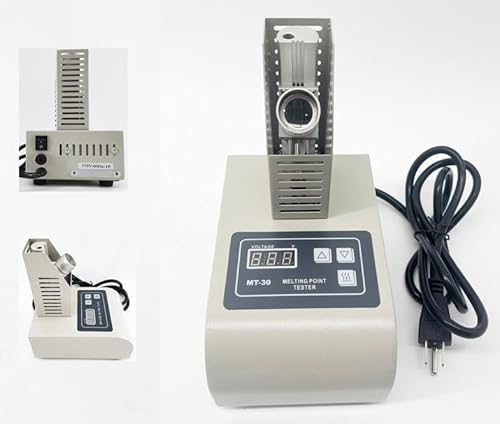 CNYST Melting Point Tester with Test Range 50-300C, Accuracy 1.0, Tests 3 Samples Simultaneously