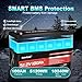 48V 100Ah Lifepo4 Golf Cart Lithium Battery, 200A BMS Low-Temp Protection 48 Volt Battery Support up to 5kW Motor 6000+ Deep Cycle Perfect for Golf Carts RV, and Off Grid Applications