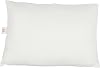 Crown Comfort Plain Outer Fabric: 100% Cotton, Inner Padding: Bead Fiber Pillow, White, 50x70 cm