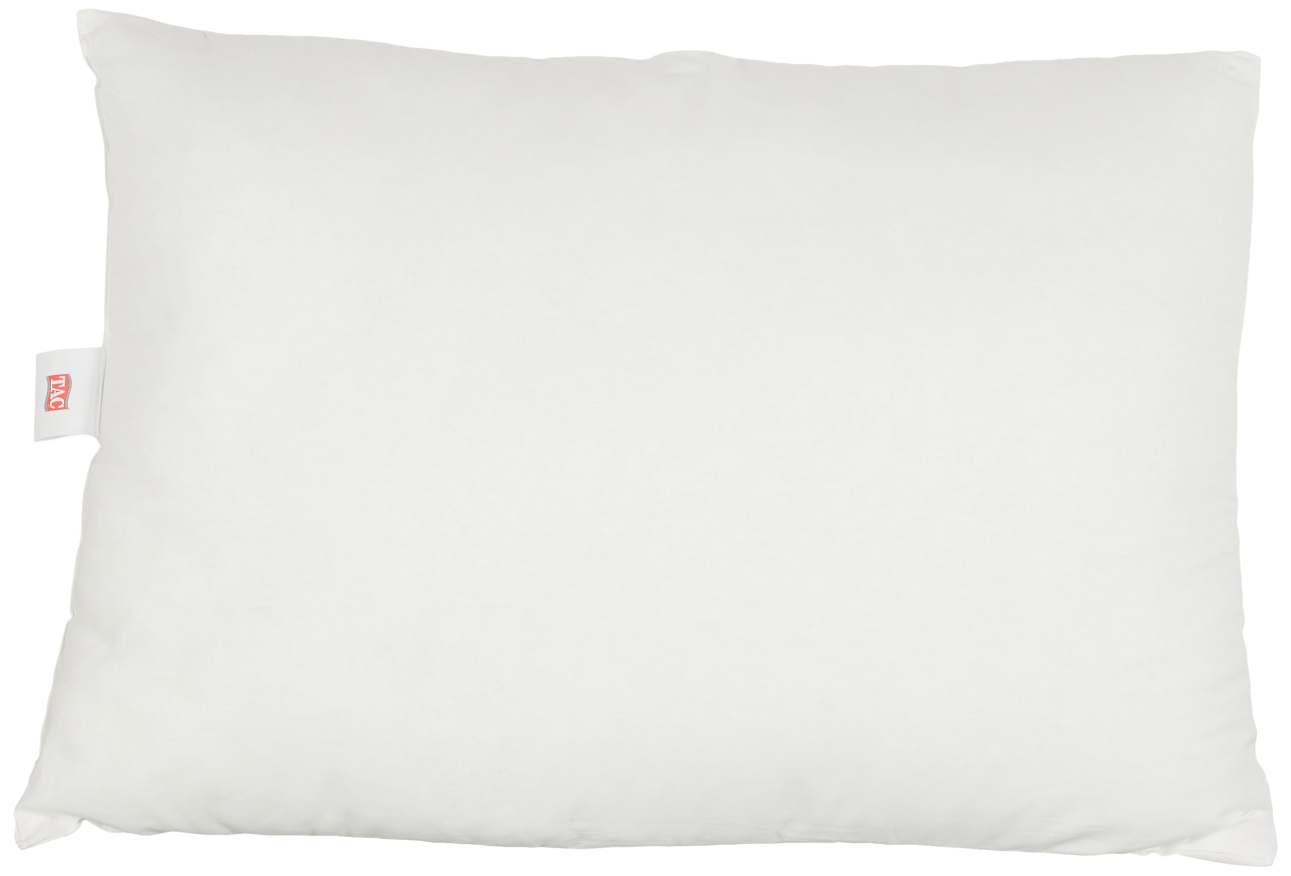 Taç Comfort Düz Dış Kumaş:%100 Pamuk, İç Dolgu: Boncuk Elyaf Yastık, Beyaz, 50x70 cm