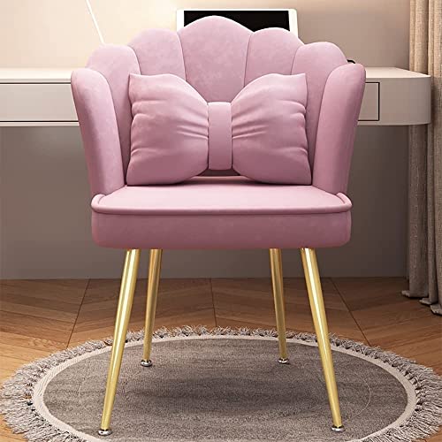Taburete de respaldo moderno con asiento acolchado suave para comedor y dormitorio 7