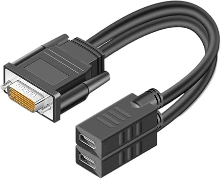 DMS 59 Pin Male to 2 HDMI/VGA/DVI/DP Female Splitter Extension Cable Adapter59 Pin to 2DP