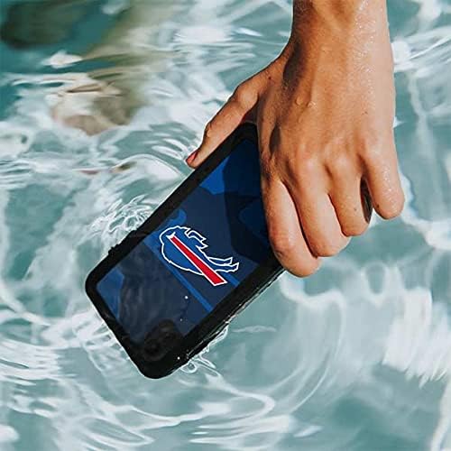 Skinit Waterproof Phone Case Compatible with iPhone XR - Officially Licensed NFL Buffalo Bills Double Vision Design