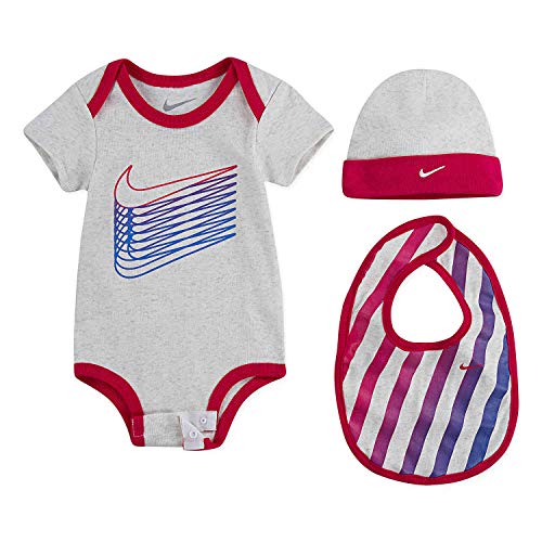 Nike Ensemble de 3 pièces pour bébé bleu 0-6 mois LN0380-A4Y