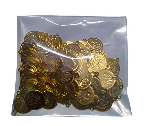 Image of JdsKraftZ 110 pieces of 13mm Medium Size coins for Embroidery /jewellery making and Craftworks