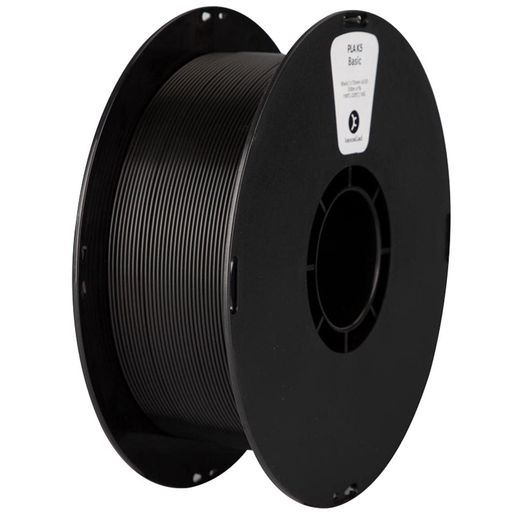 PLA K6FR Filament 1,75/2,85 mm, 3D-Drucker Filament, flammhemmendes Material, hohe thermische Stabilität ohne Verzug, 1 kg Spule-Schwarz_2,85 mm