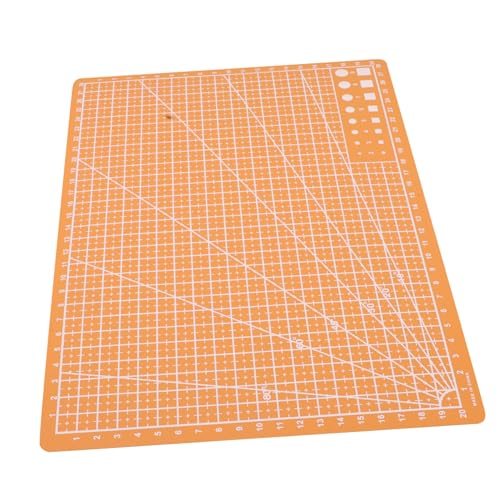 KONTONTY Double-sided Cutting Mat for Sewing Crafts A4 Size Nonslip Surface Grid for Precise Cutting