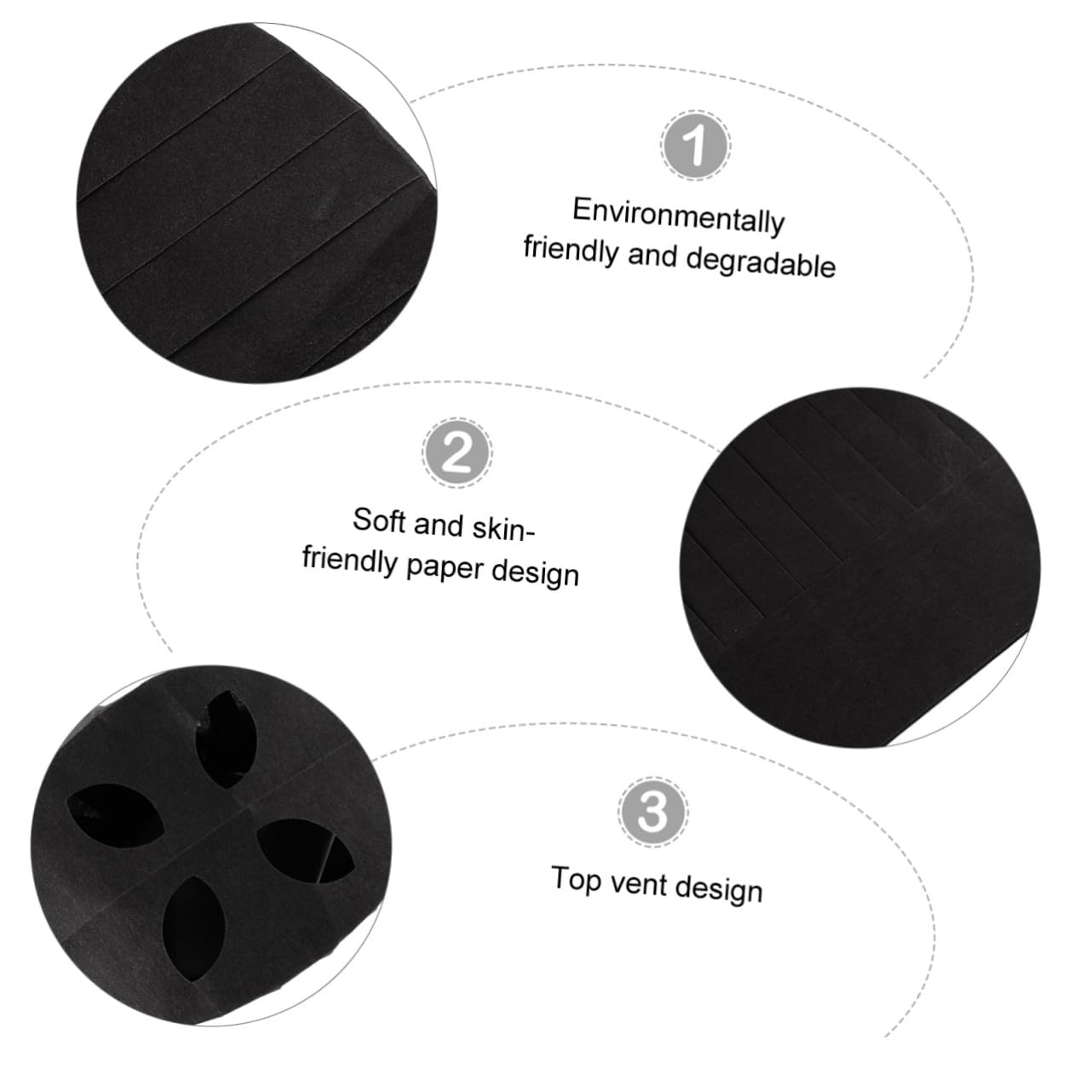 ORFOFE 20 Piezas Sombrero de Cocinero Desechable Gorro de Cocina Anti-Manchas Ecológico y Biodegradable para Chefs y Catering