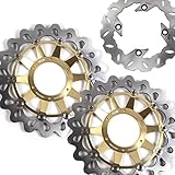 Arashi Front Rear Brake Disc Rotors for Honda CBR1000RR 2008-2016 Motorcycle Replacement Accessories CBR 1000 RR CBR1000 1000RR Gold 2009 2010 2011 2012 2013 2014 SP 2014-2015