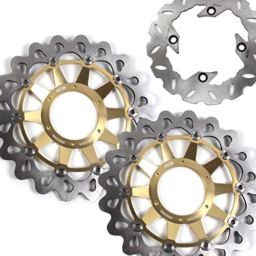 Arashi Front Rear Brake Disc Rotors for Honda CBR1000RR 2008-2016 Motorcycle Replacement Accessories CBR 1000 RR CBR1000 1000RR Gold 2009 2010 2011 2012 2013 2014 SP 2014-2015